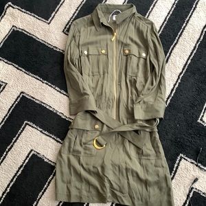 Venus utility army green dress